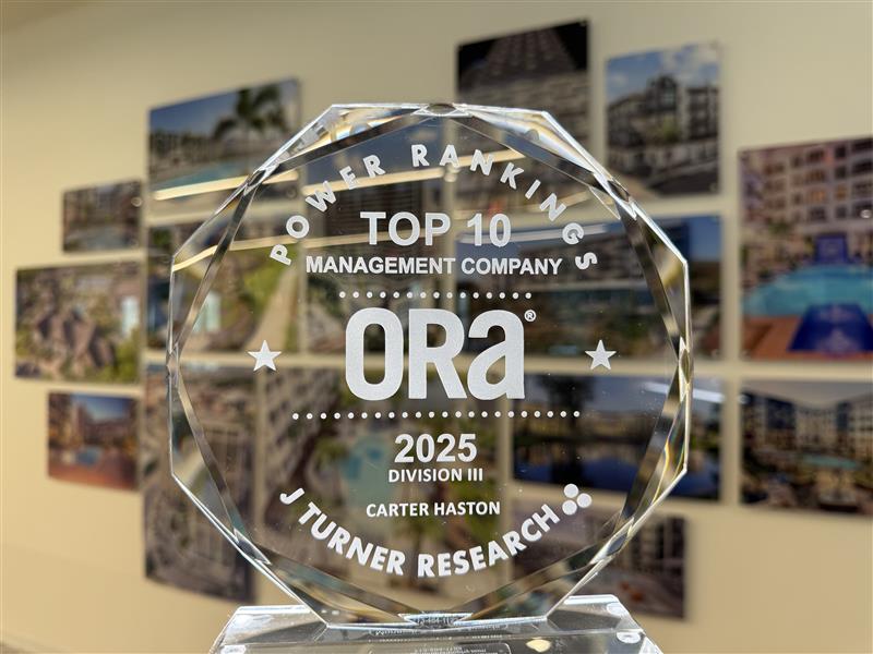 Carter-Haston Ranks #3 in ORA Power Rankings